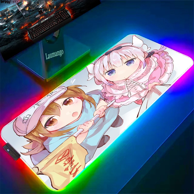 

Большой коврик для мыши, подсветка для игрового ПК, Rgb, размер Xxl