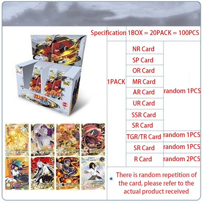 Новая коллекционная карточка KAYOU Naruto настольная игра персонаж аниме двухмерное