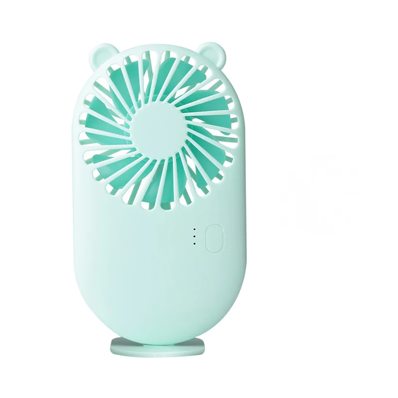 

Cute Portable Mini Fan Handheld USB Chargeable Cartoon Electric Fans Desktop Fans Summer Cooler For Outdoor Travel Office