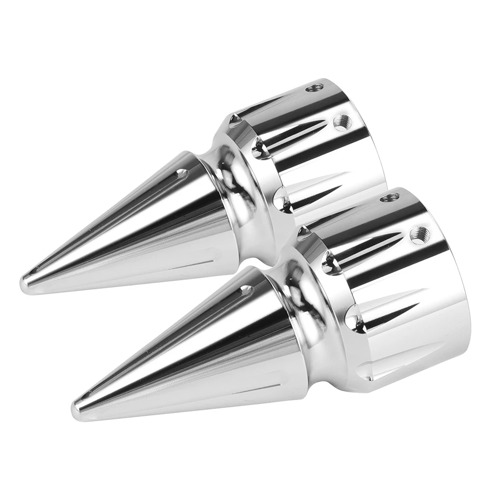 Крышка передней оси мотоцикла CNC черная/хромированная для Harley Touring Dyna Sportster 1200 Iron