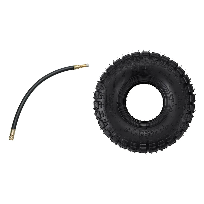 

12 дюймовый гибкий резиновый клапан шины с 4,10/3,50-4 410/350-4 ATV Quad Go Kart 47Cc 49Cc широкий 4,10-4 внутренняя камера шины