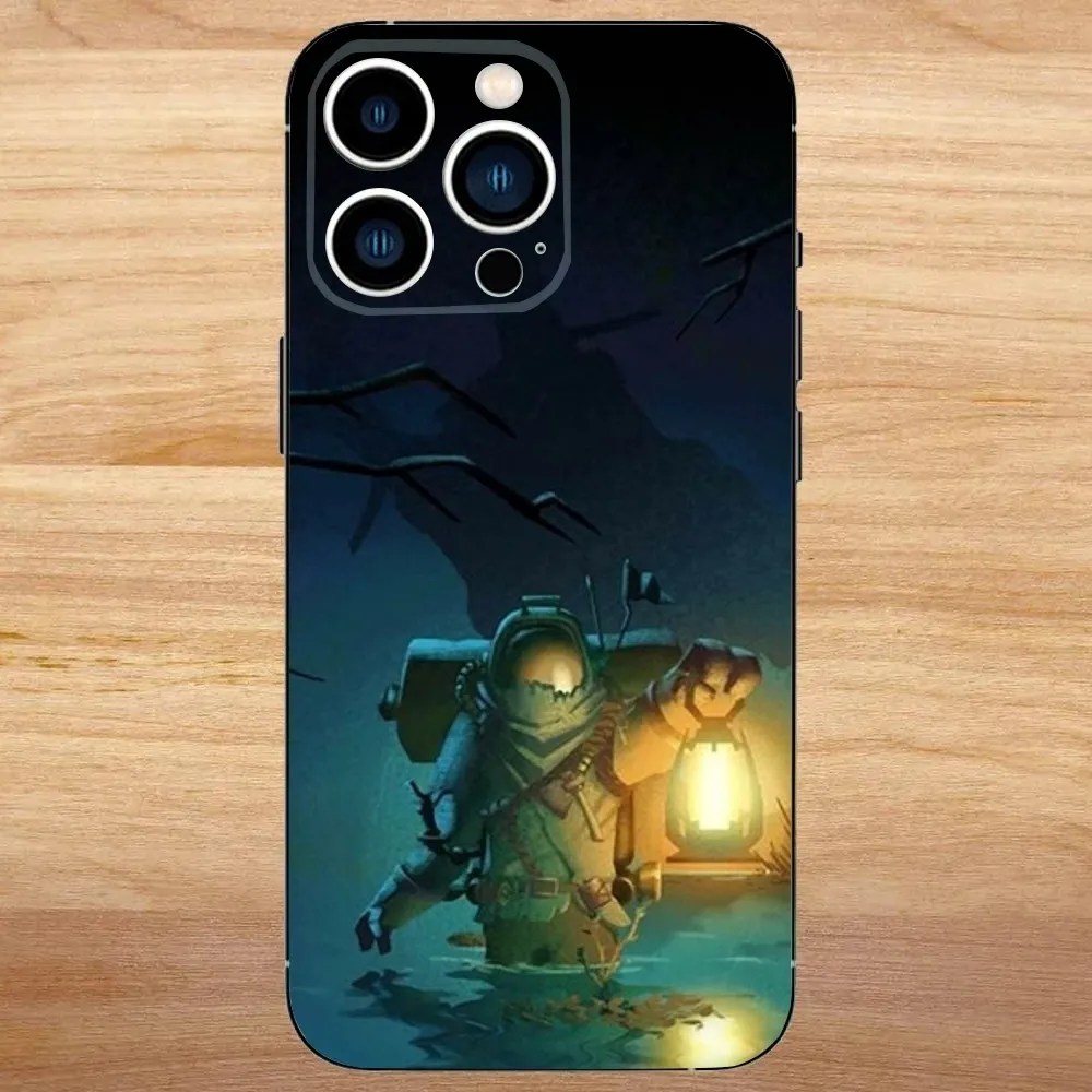 Чехол для телефона Outer Wilds Game для iPhone 16,15,14,13,12,11, Mini, Pro, SE, MAX, белый матовый противоударный чехол (art.: 3920cedbfcd34) - 3920cedbfcd34