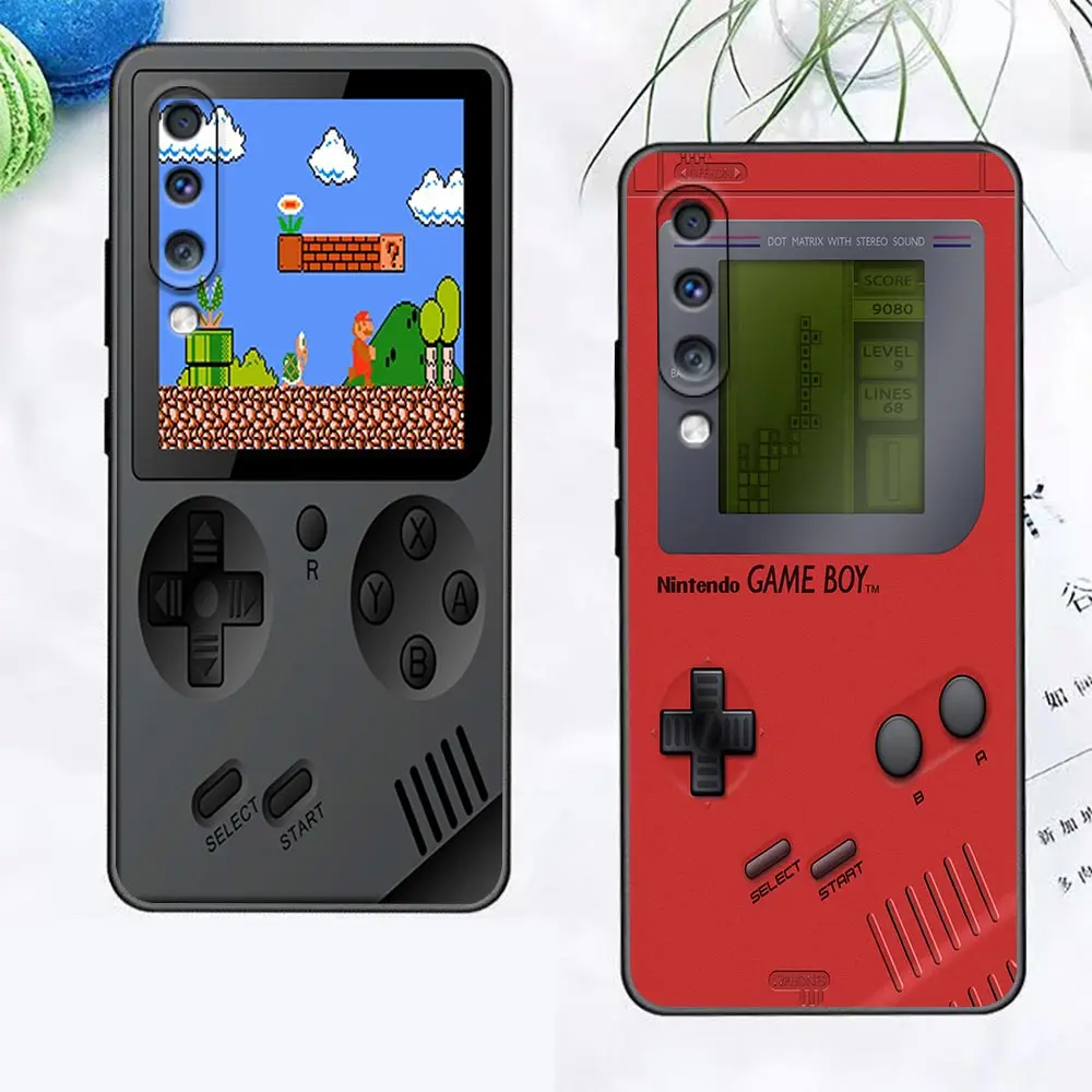 

Classic Mobile Game-Boy Girl Model Case For Samsung A90 A80 A70 A70S A60 A50 A40 A30 A30S A20S A20E A10 A10E A9 A8 Black Cover