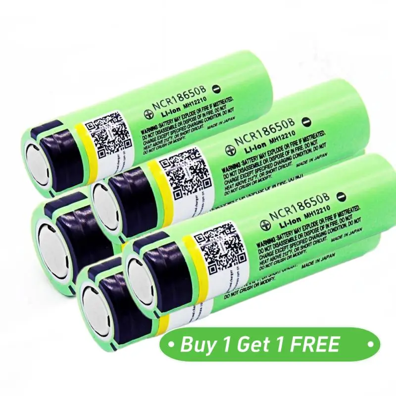 Купите 1 и получите в подарок новый перезаряжаемый литиевый аккумулятор NCR18650B 34B 3