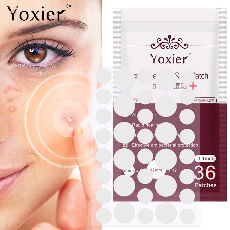 

Acne Dressing Spot Patch Fast Remove Acne Prevent an Infection Water Proof Breathable Acne Treatment 36pcs Acne Treatment Tool