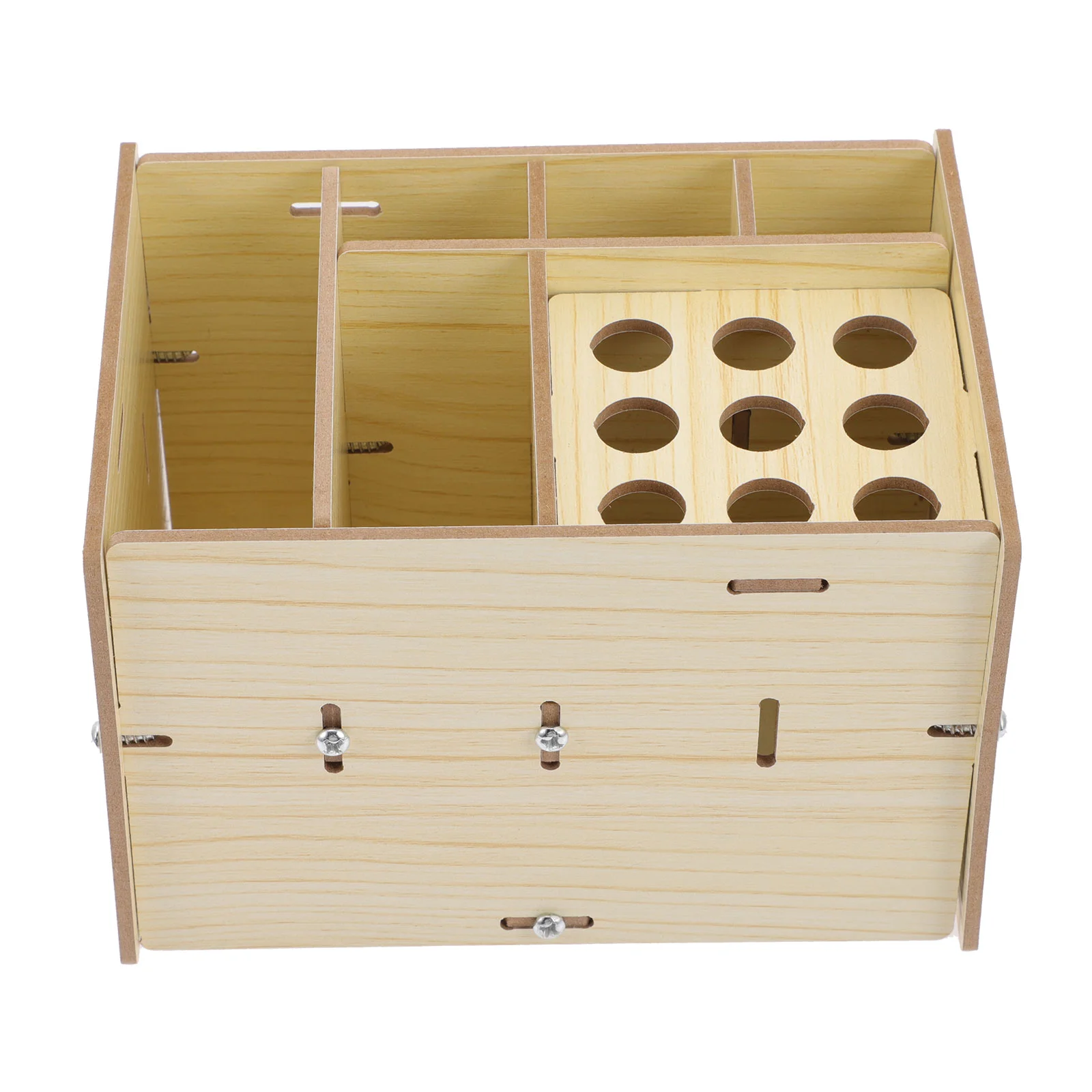 

Desktop Stand Barber Tool Box Socket Organizer Case Barber Tool Holder Drawer Tray Comb Storage Case Storage Box Scissor Socket