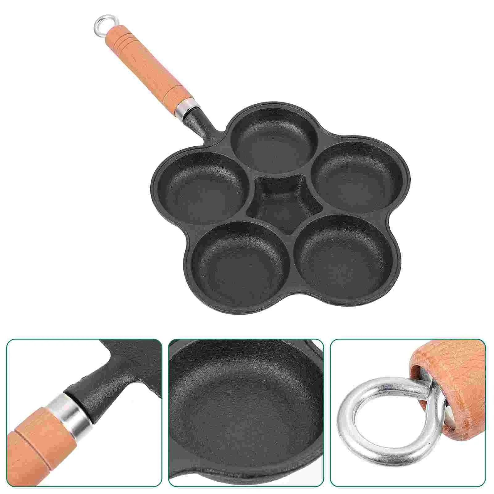 

Pan Egg Frying Stick Mini Non Omelette Induction Burger Pot Maker Cooking Octopus Flat Pancake Making Copper Muffin Japanese