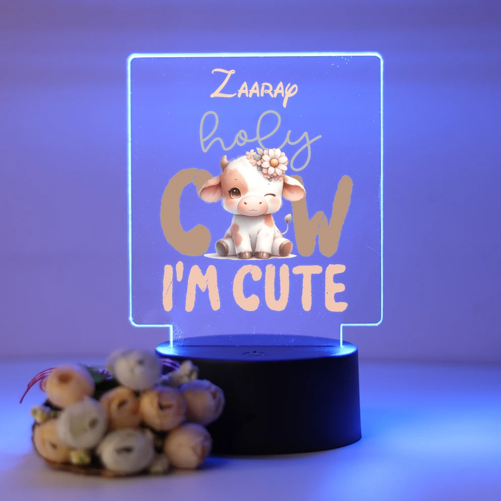 Персонализированное Современное украшение в виде крупного рогатого скота