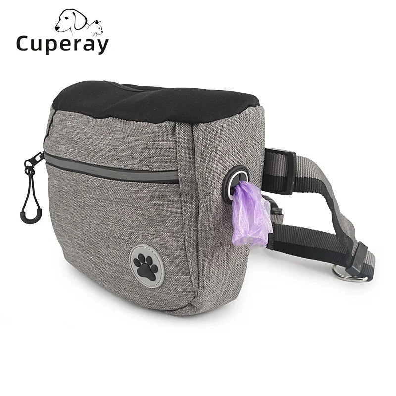 

Dog Treat Pouch,Dog Training Pouch Bag with Waist Shoulder Strap,Poop Bag Dispenser Treat Training Bag for Treat,Kibbles,Pet Toy