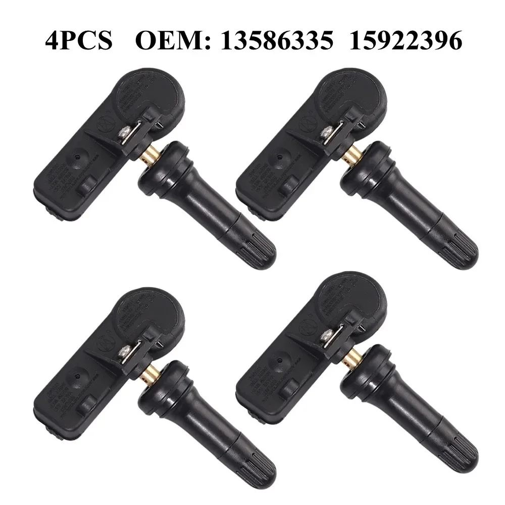 4шт. 13586335 15922396 Датчик давления в шинах 315 МГц TPMS для Buick Cadillac Chevrolet Cobalt GMC Savana Saturn Outlook
