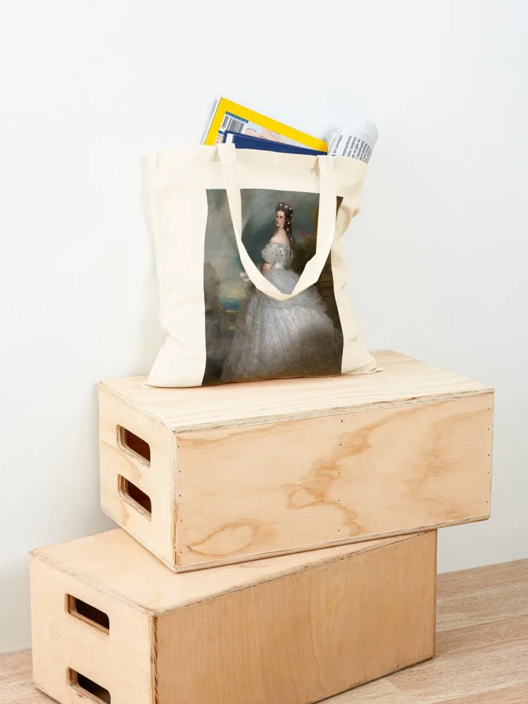 Сумка-тоут женская из ткани с принтом (1865)