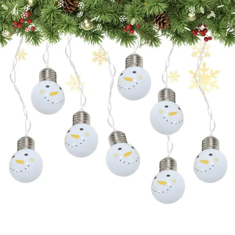 

Snowman Sting Lights Cute White Christmas Snowman Lights Christmas Tree Decor Cute String Lights For Christmas Room Bedroom Part