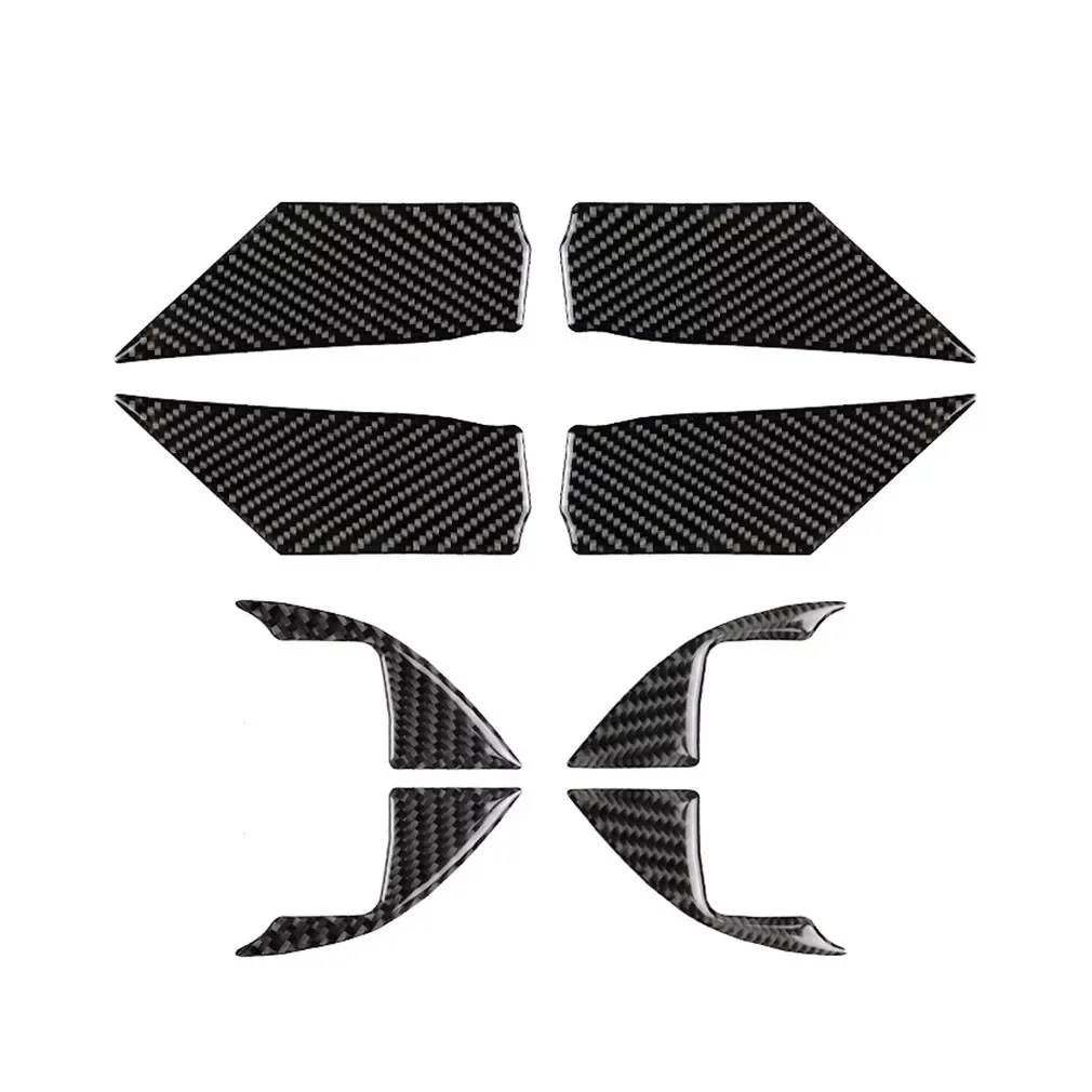 

For Toyota Camry Carbon Fiber Inner Car Door Handle Bowl Cover 2018-2019 1pcs Cover Frame Trim Car Accessories