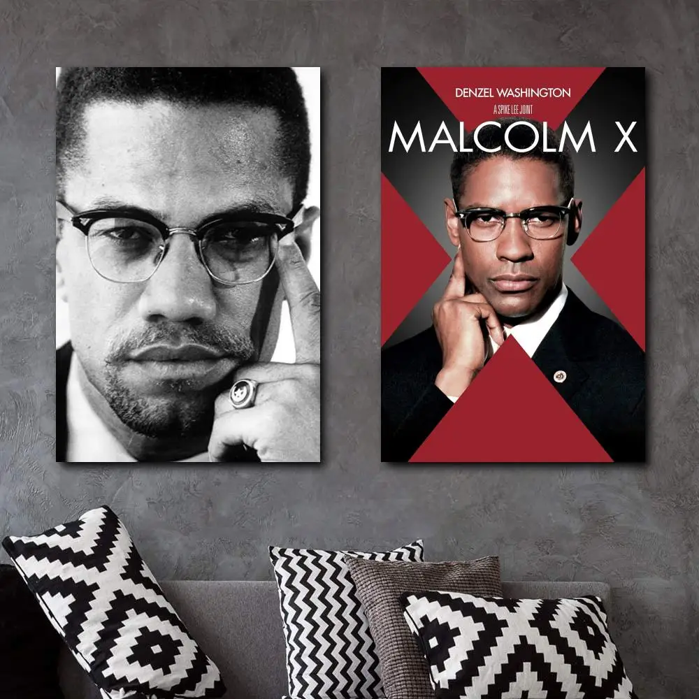 

Classic Collection Black History Poster Malcolm X HD Nice Print Canvas Poster Bedroom Decor Sonic Sport Office Room Decor Poster