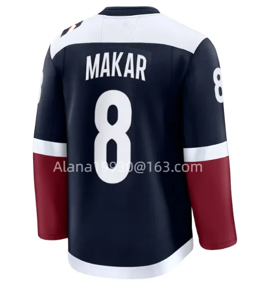 Изготовленные на заказ трикотажные изделия нового стиля Nathan MacKinnon Cale Makar Mikko Rantanen