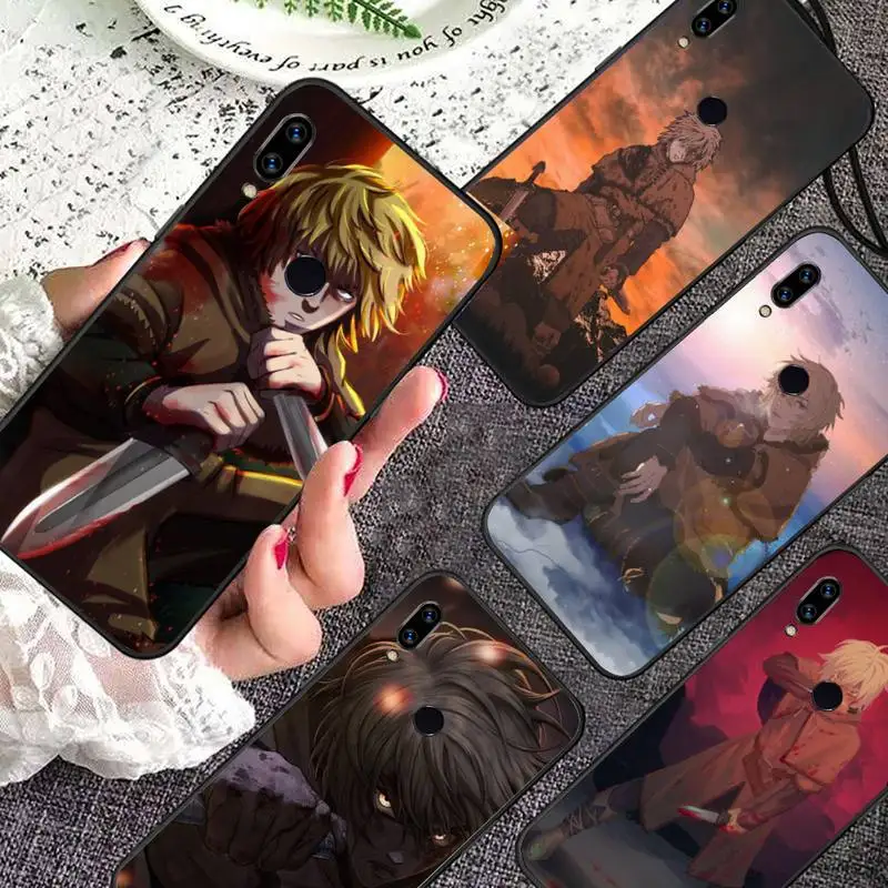 

Thorfinn Vinland saga anime Phone Case For Xiaomi Redmi note 7 8 9 11 i t s 10 A poco f3 x3 pro lite funda shell coque cover