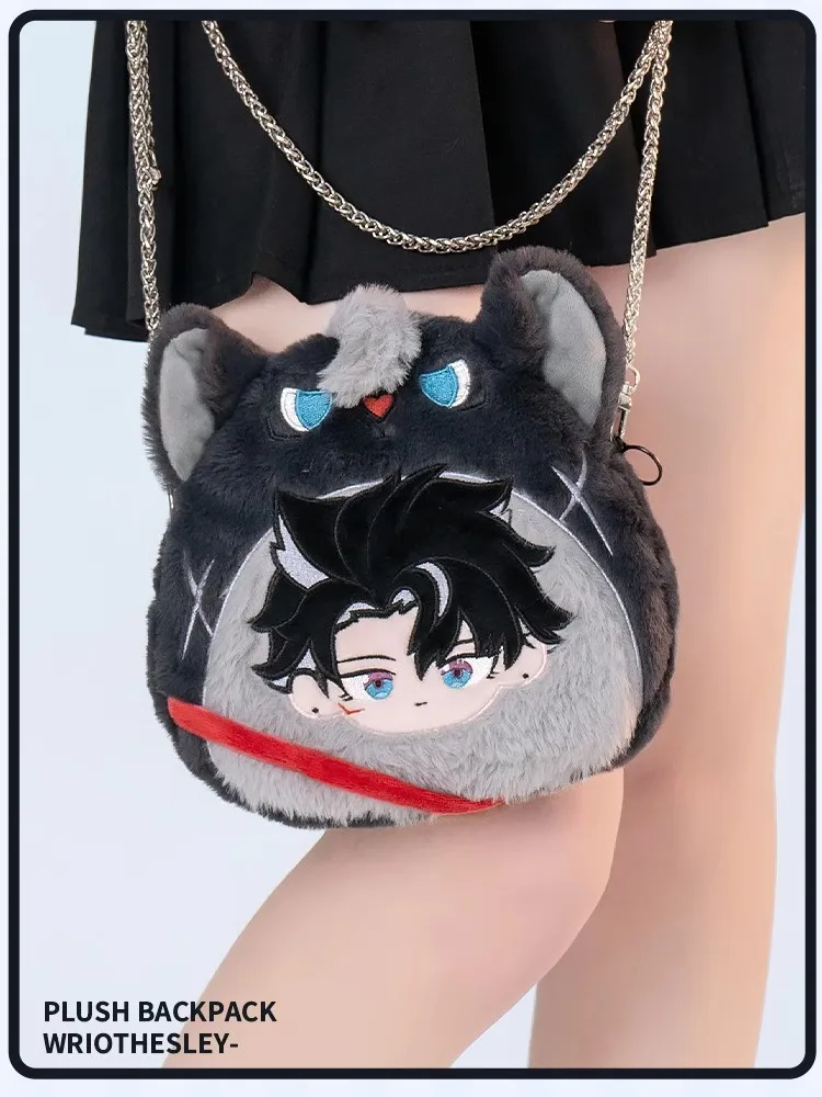 Игровой Косплей GENSHIN IMPACT teyндс Zoo Wriothesley мультяшный креативный плюшевый Кошелек