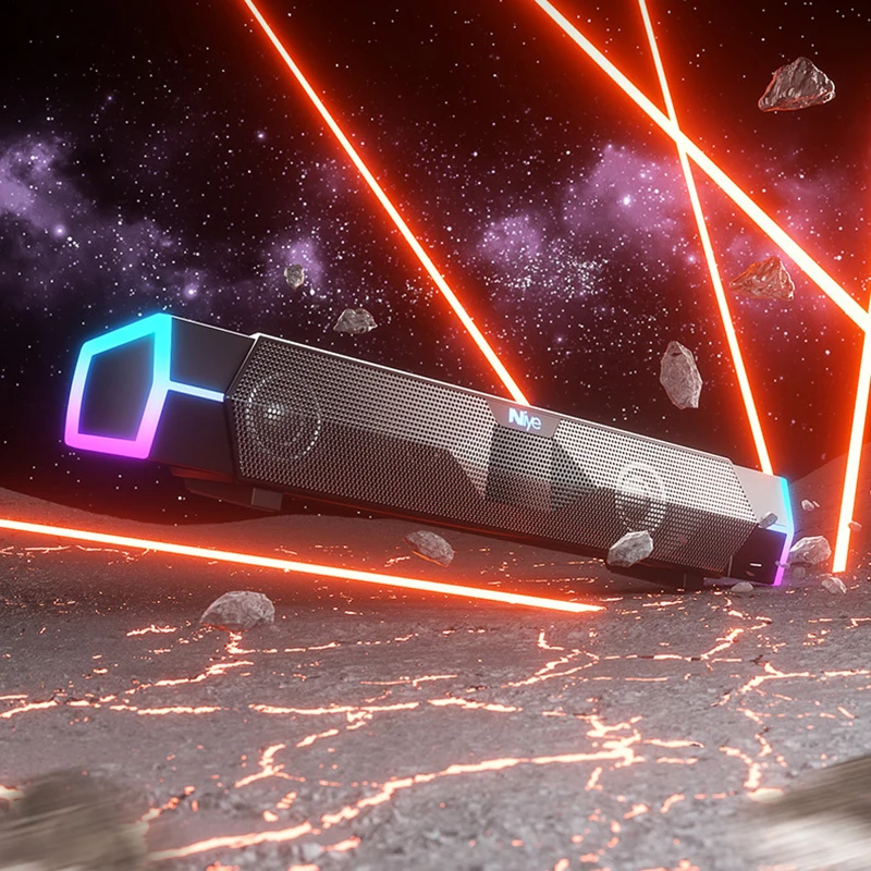 

Сабвуфер проводной и Bluetooth 5,3, динамик для настольного компьютера, домашнего кино, детской аудиоколонки, USB-динамик