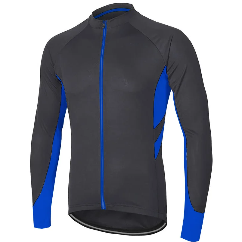 

Men Long Sleeve Cycling Jersey Zipper Jacket Bike Shirt Downhill Road Wear Champ Coat Protection Ciclismo Bicycl Outdoor Top