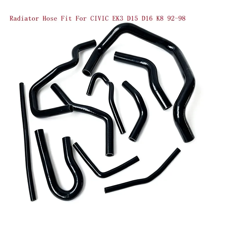 Силиконовый шланг радиатора для Ho*da Civic EK3 B16 B18 K8 92-98 EK3 D15 D16 SOHC EG EK 92-00 (art.: 3920dcfebea4f) - 3920dcfebea4f
