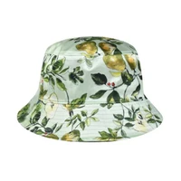 printed flowers fashion all match trend beach mens and womens trend fisherman hat casual street personality fishing sun hat