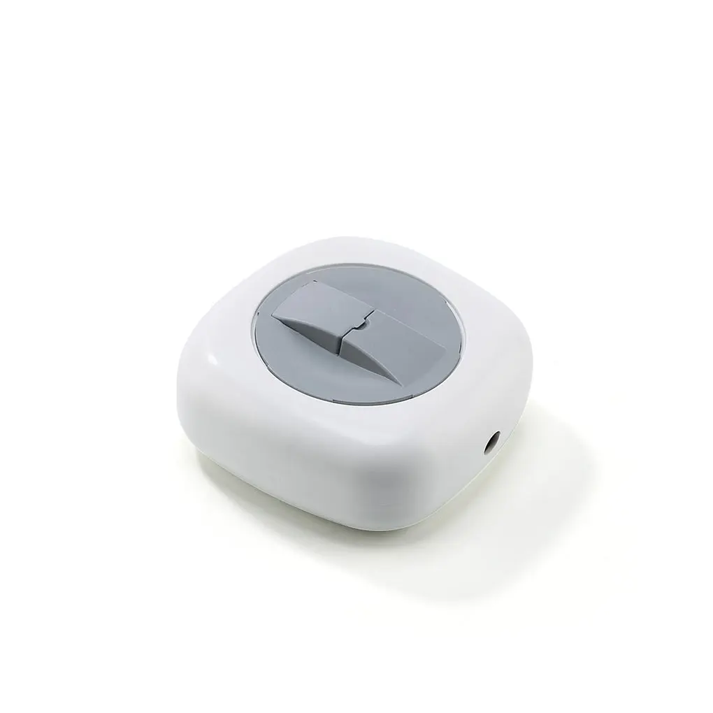 

2 in 1 Cable Organizer Portable Travel Plastic Waterproof Wire Winder Phone Holder Pocket Storage Case White Gray
