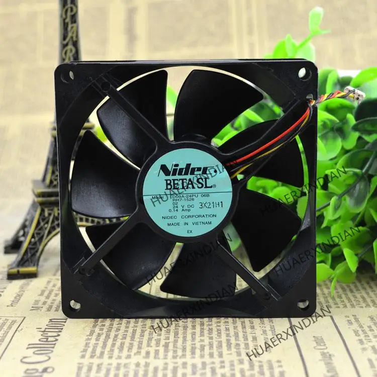 Новинка D09A-24PU 06B RH7-1526 24V 0.14A 9CM 9025 комплект для сборки охлаждающего вентилятора |