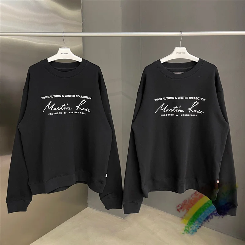 

Oversized Martine Rose Sweatshirts Men Women 1:1 High Quality Crewneck Cherry Blossom Print Tops CPFM Hoodie