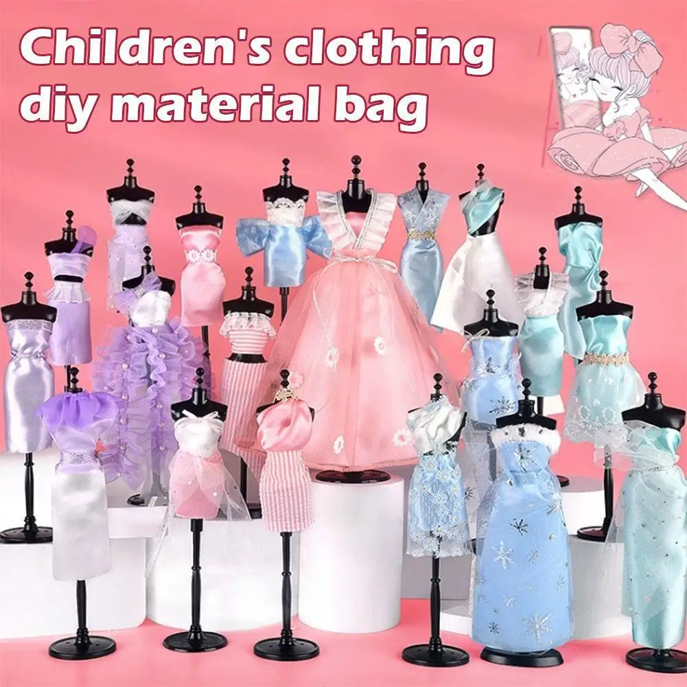 

Dress Design Craft Making Kit Clothing Design Making Dress Crafts Girl's Diy Fashion Kit Gifts Creativity Set Y5s2