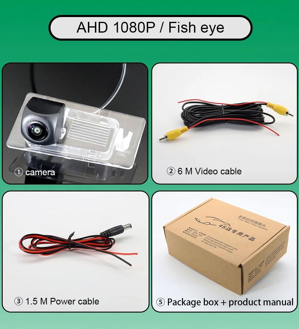 

Камера заднего вида для Hyundai Solaris Sedan HCR 2017 2018 2019 2020 2021 AHD 1080P 170 ° рыбий глаз, HD CCD, ночное видение