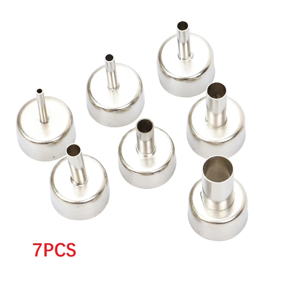 

7pcs 22mm Universal Nozzles Hot Air Stations Gun Nozzles For 858D 8586 Soldering Welding Hot Air Station Welding Nozzles