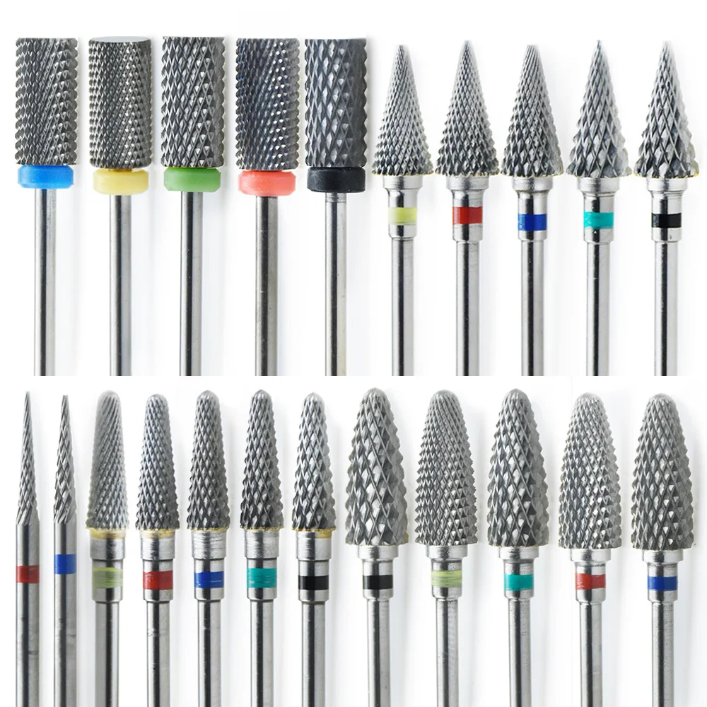 

25 Tpye Nail Drill Bit for Manicure Diamond Milling Cutter Nail Files Electric Rotary Mills Nail Gel Remove Grinder Tools