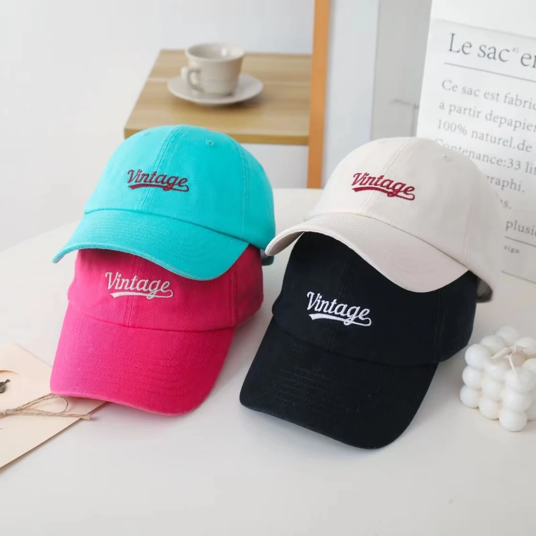 

Trendy men Beige baseball cap spring embroidered letter duck tongue Hat women fashion versatile Street leisure sunscreen cap