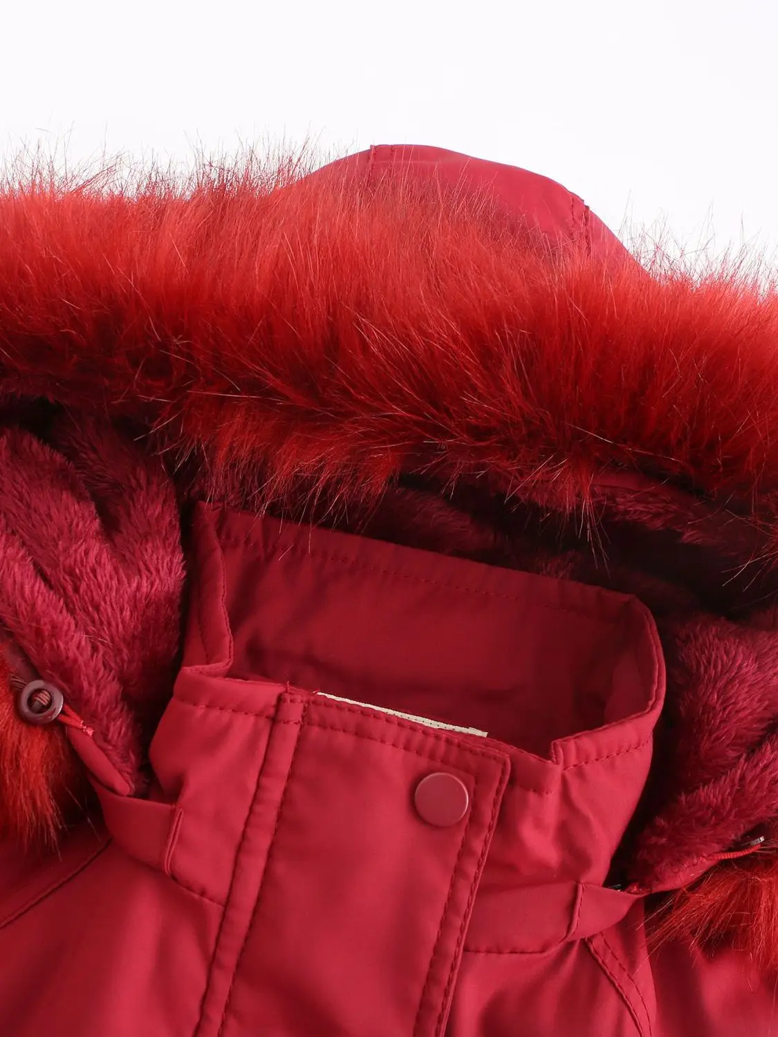 Retro Winter Women Warm Parkas Hooded Thick Plush Winter Coats Female Mid-Length Cotton-Padded Jackets Russian Snow Outwear