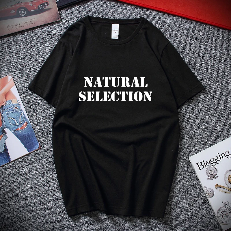 

White men's T-shirt, round neck short sleeve shirt, casual, natural choice, fashion, summer style