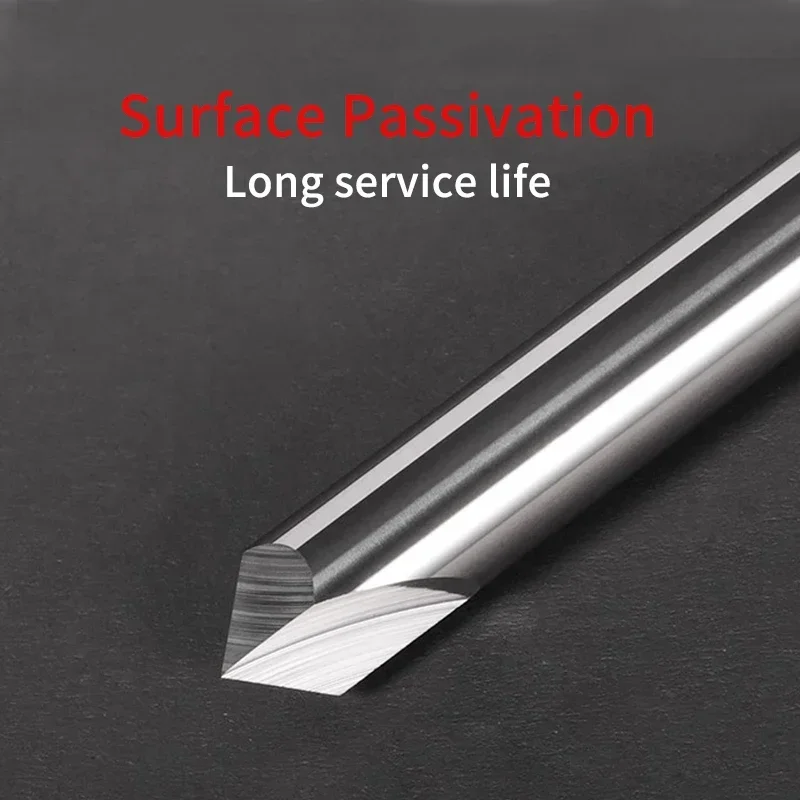 Твердосплавная фреза Chowmaster с фаской 2 канавки для снятия фаски V-образным пазом