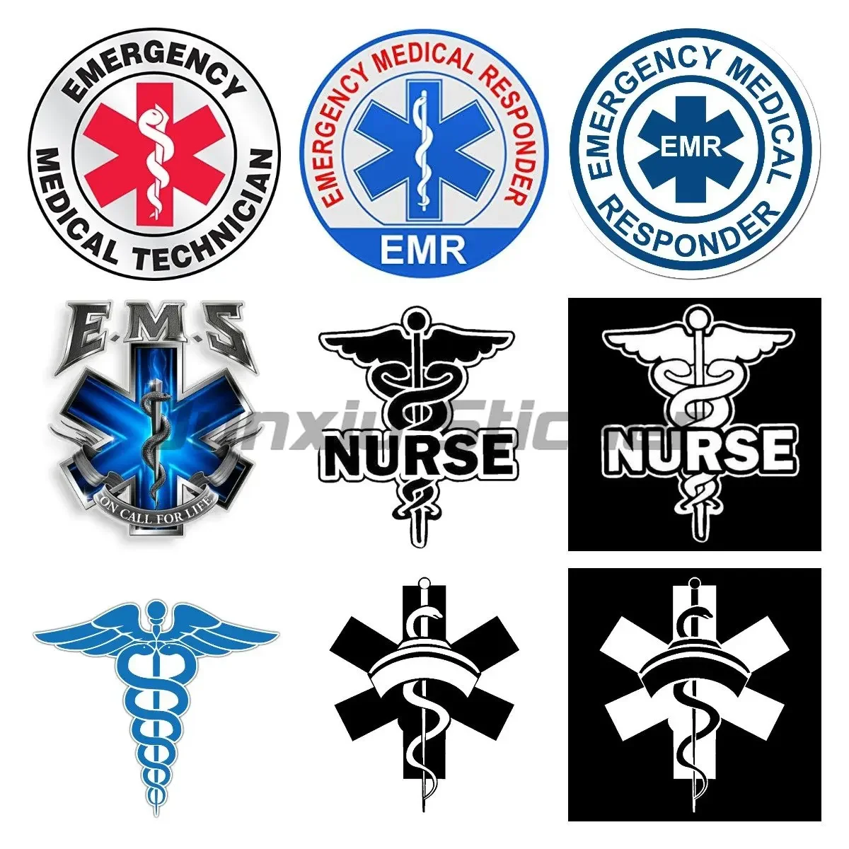 EMR аварийный медицинский ответчик наклейка автомобильная грузовик