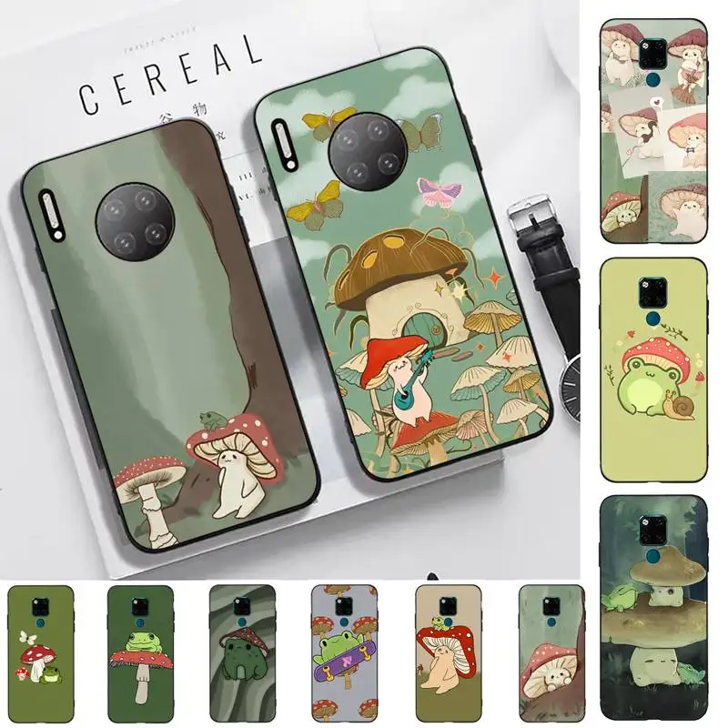

Mushroom Kawaii Phone Case for Huawei Mate 20 10 9 40 30 lite pro X Nova 2 3i 7se