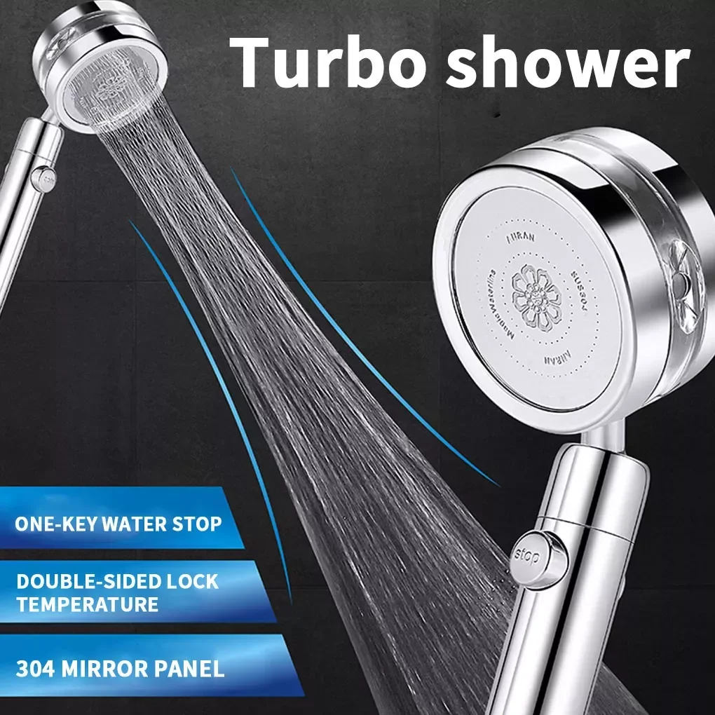 

Shower Head High Pressure Detachable 360 Rotating Showerhead Filter For Water Bathroom Bath Shower Nozzle