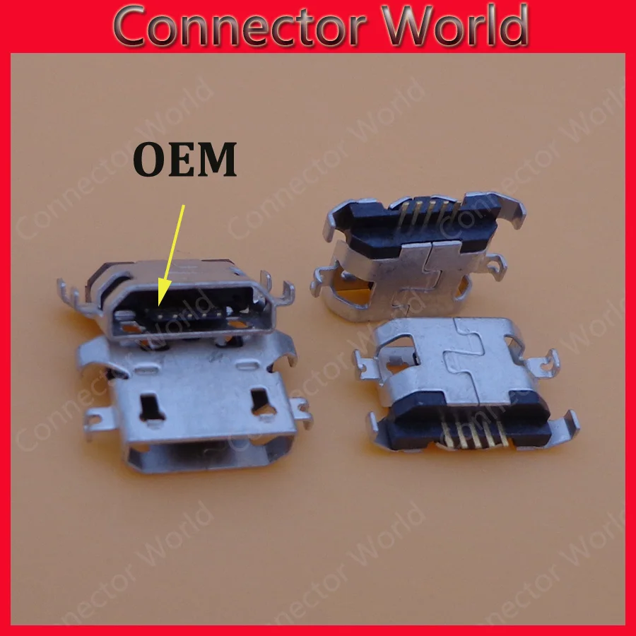 100 шт./лот мобильный micro mini usb разъем для Lenovo A800 S880 P780 A820 P770 S920 a670t P708 S850E S696 - купить по