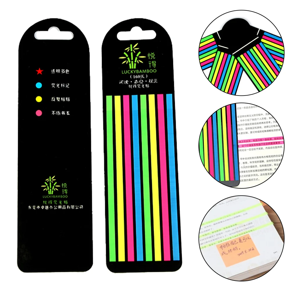 

Strips Reading Highlighter Page Highlight Tabs Markers Overlay Flags Colored Neon Sentence Sticky Fluorescence Stickers Guided