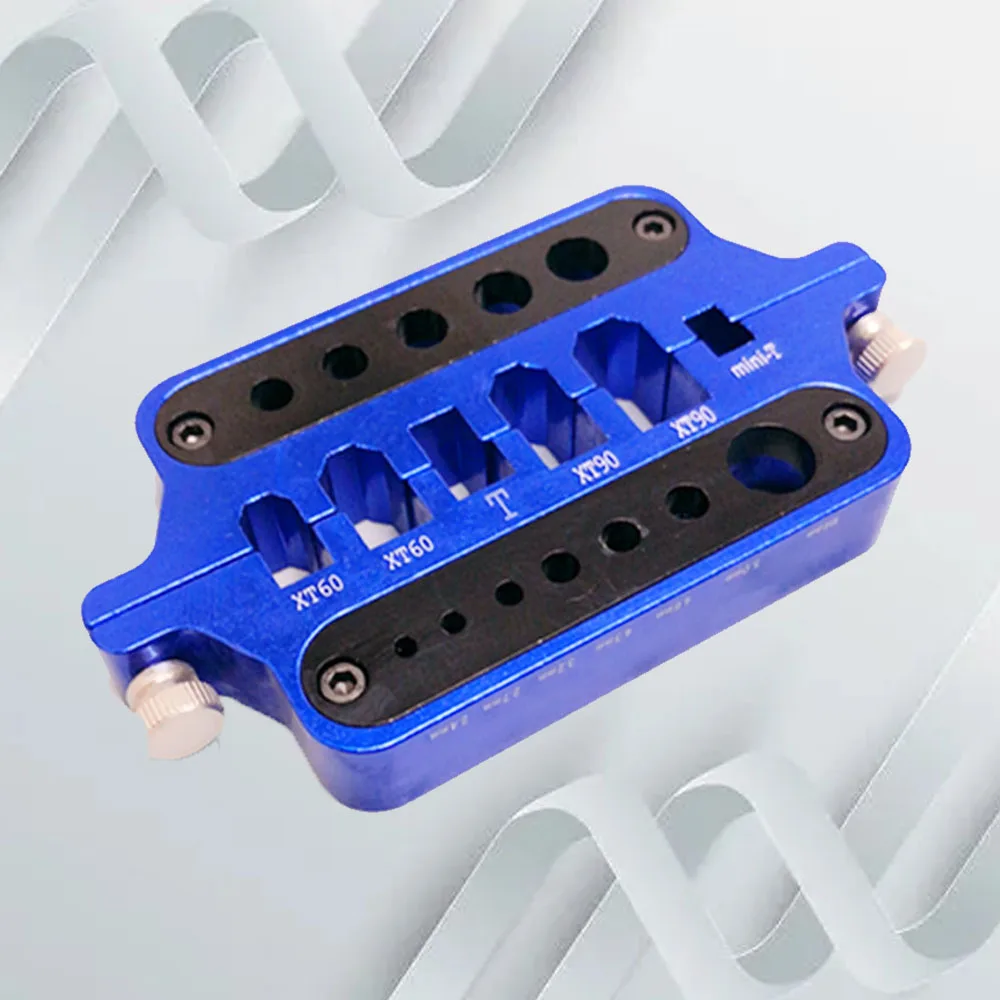 

High Quality Aluminum Alloy Connector Soldering Aid Multifunction Soldering Station Jig Aid for XT60 XT90 T Banana Connector