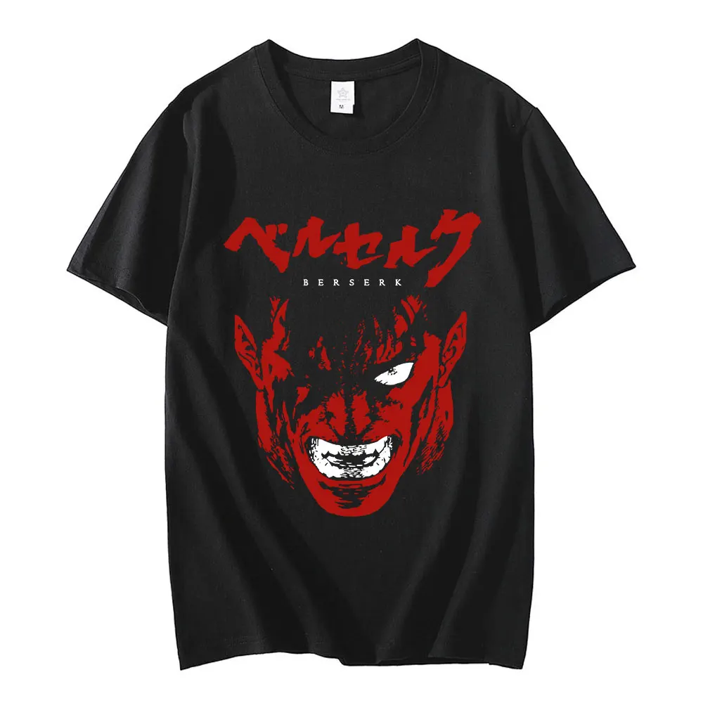 

Berserk Guts T Shirt for Men Manga Swordsman Gatsu Sacrifice Zodd Anime T-shirt Camisas Hombre Cotton Fashion Men's Clothing Top