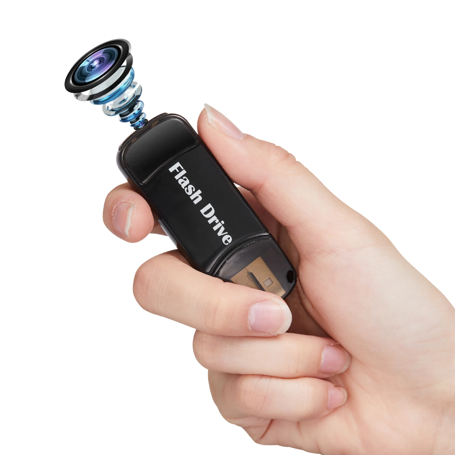 

Мини-камера видеонаблюдения 1080P с USB-накопителем