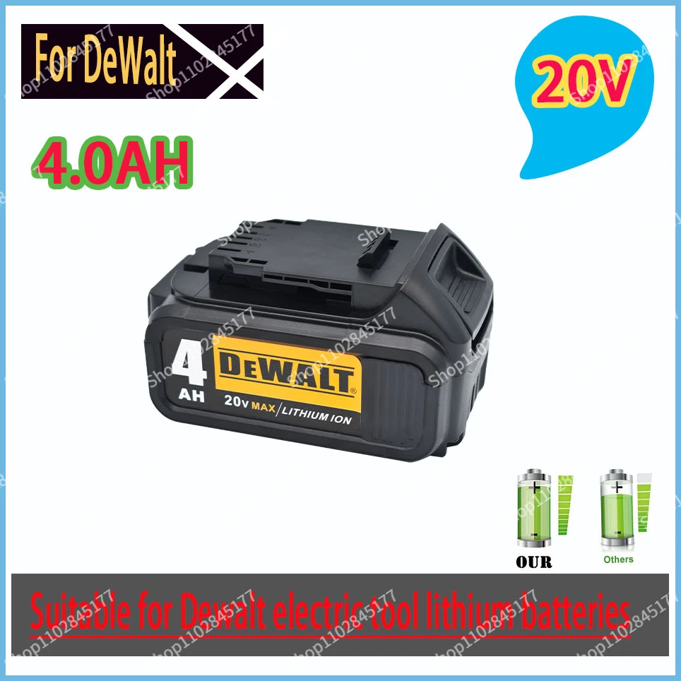 

Аккумулятор Dewalt 20 в 18650 Ач для электроинструмента Dewalt DCB180 DCB181 DCB182 DCB201 DCB200, аккумулятор