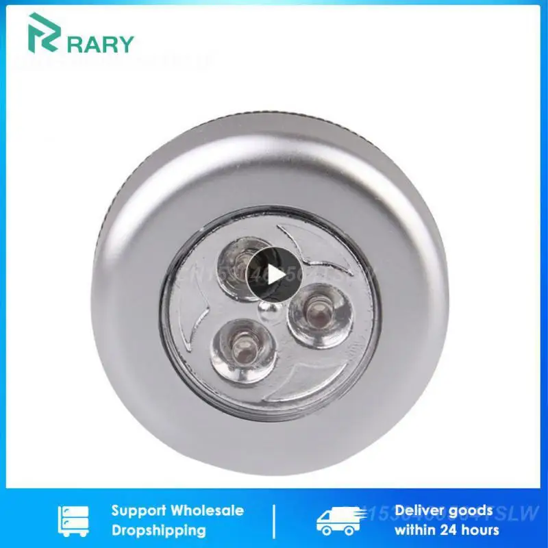 

Portable Stick Wall Light Rechargeable Round Lamp Use Night Light Clap Lights Small Led Light Touch Control Eye Protection