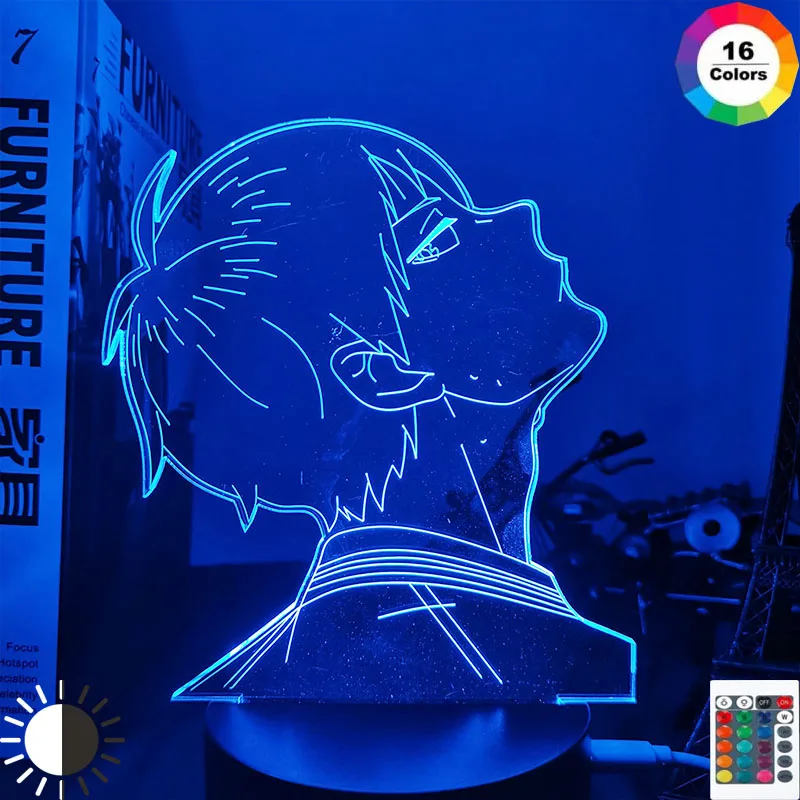

Anime Haikyuu Tobio Kageyama LED Night Light for Kids Birthday Gift Bedroom Decor Nightlight Bedside Table 3D Lamp Haikyu!!