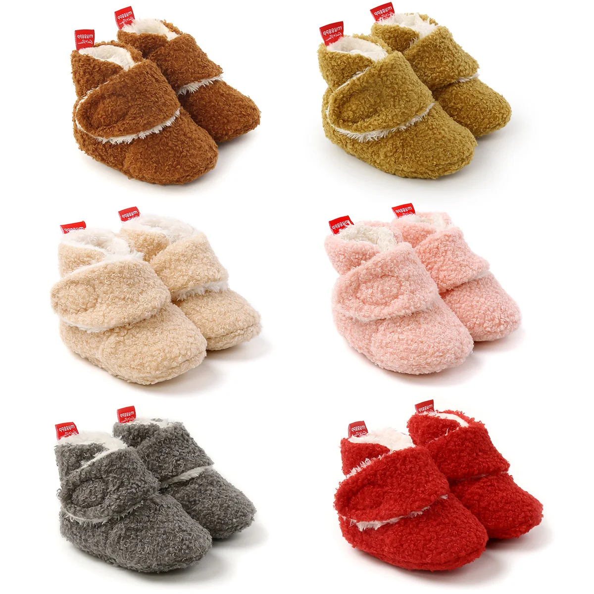 

KIDSUN Newborn Baby Socks Shoes Toddler Boots Winter Girls Boys Warm Prewalker Anti-Slip Socks Infant Crib Shoes zapatos bebe