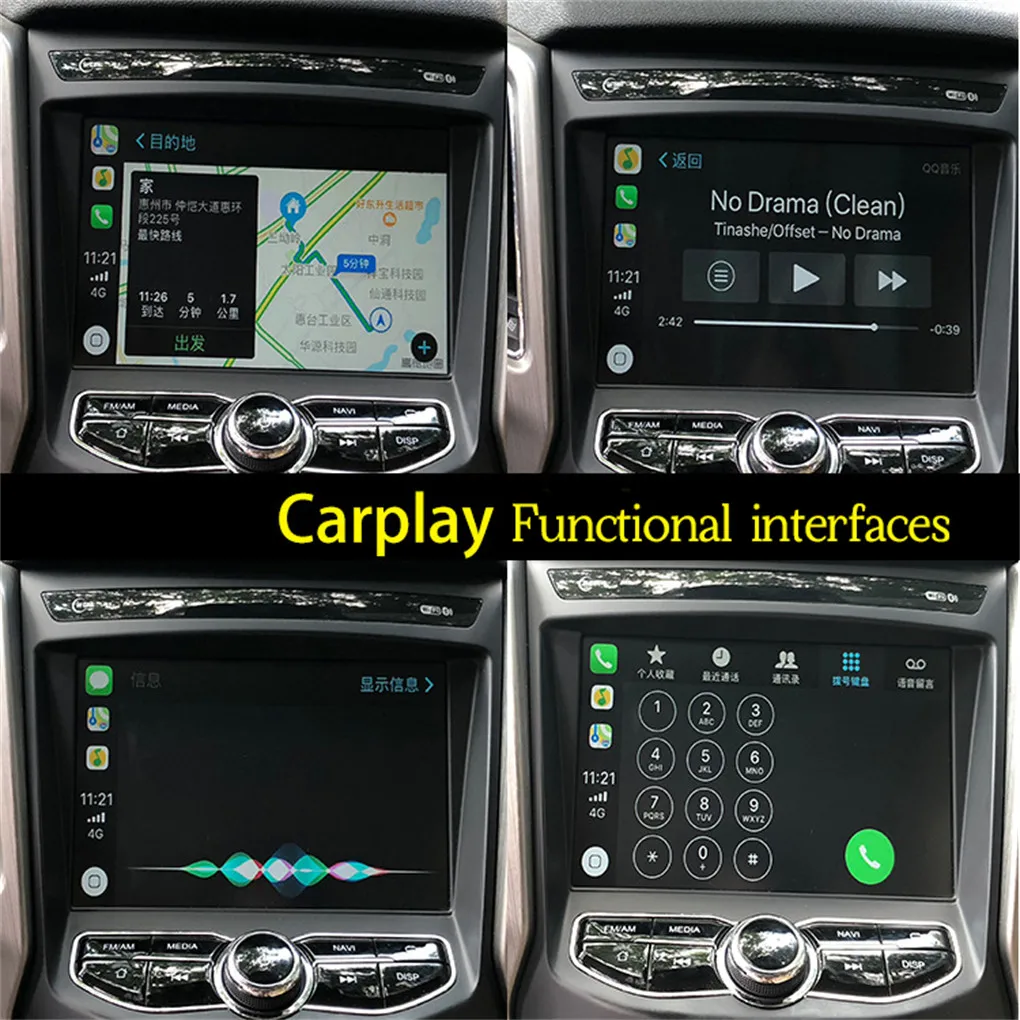 

Carlinkit Wired & Wireless Carplay Android Auto Dongle Tablet Android Radio Screen Smartlink Mirrorlink iOS 14 Music Siri Video
