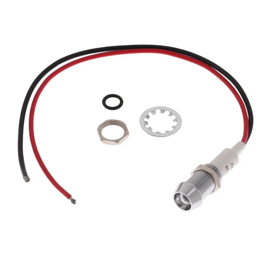 

Неразборсветильник индикатор Baoblaze для автомобиля, грузовика, 12 В, 10 мм